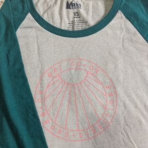 REI baseball tee